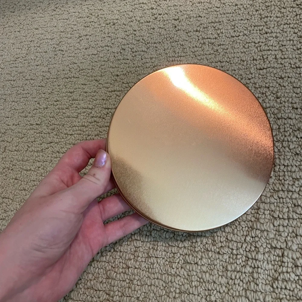 Rose Gold Metal Tabletop Tray